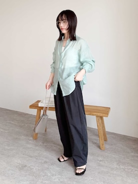 「reca（レカ）のアイテム」を使った、recastaffさん（レディース・154cm）の春コーディネート