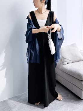 「アイテム（ワンピース）」を使った、recastaffさん（レディース・154cm）の夏コーディネート