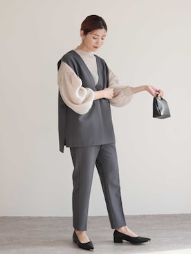 「reca（レカ）のアイテム」を使った、recastaffさん（レディース・165cm）の冬コーディネート