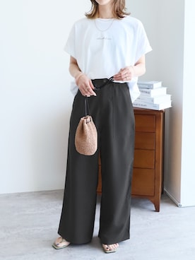「reca（レカ）のアイテム」を使った、recastaffさん（レディース・165cm）の春コーディネート