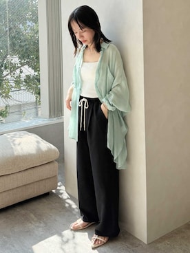 「reca（レカ）のアイテム」を使った、recastaffさん（レディース・154cm）の春コーディネート