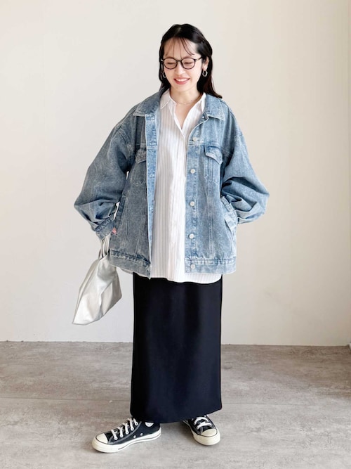 reca（レカ） デニムジャケット gジャン オーバーサイズデニム