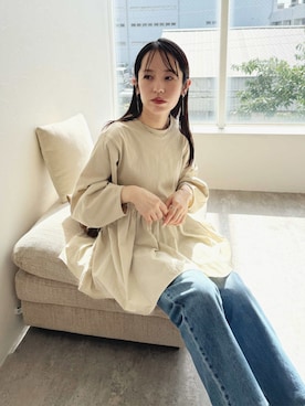 「アイテム（その他トップス）」を使った、recastaffさん（レディース・154cm）の秋コーディネート