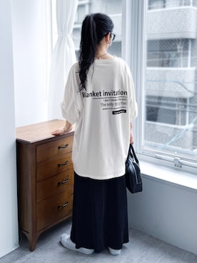 「reca（レカ）のアイテム」を使った、recastaffさん（レディース・154cm）の夏コーディネート