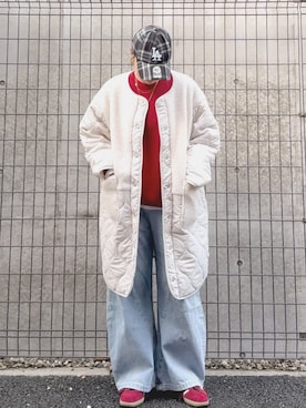 「reca（レカ）のアイテム（その他アウター）」を使った、recastaffさん（レディース・164cm）の秋コーディネート