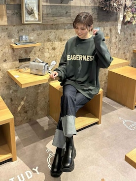 「新星WEARISTAにエントリー」｜recastaffさん（レディース・166cm）の冬コーディネート