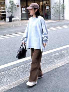 「ニット/セーター」｜recastaffさん（レディース・154cm）の秋コーディネート