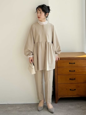 「reca（レカ）のアイテム」を使った、recastaffさん（レディース・154cm）の冬コーディネート