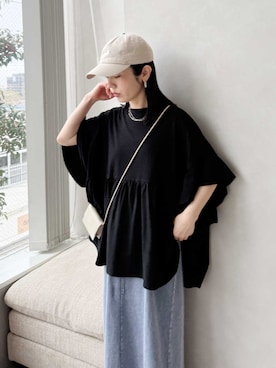 「reca（レカ）のアイテム」を使った、recastaffさん（レディース・154cm）の春コーディネート