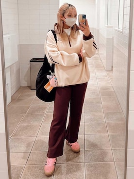「あったかパンツ」｜recastaffさん（レディース・158cm）の冬コーディネート