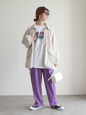 「reca（レカ）のアイテム」を使った、recastaffさん（レディース・165cm）の冬コーディネート