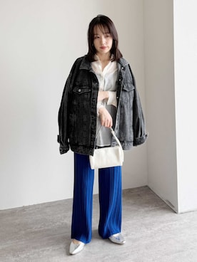 「reca（レカ）のアイテム（ジャケット/アウター）」を使った、recastaffさん（レディース・154cm）の冬コーディネート