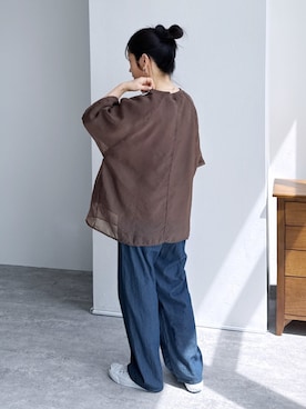 「reca（レカ）のアイテム」を使った、recastaffさん（レディース・154cm）の夏コーディネート