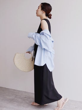 「reca（レカ）のアイテム（ワンピース/ドレス）」を使った、recastaffさん（レディース・158cm）の春コーディネート