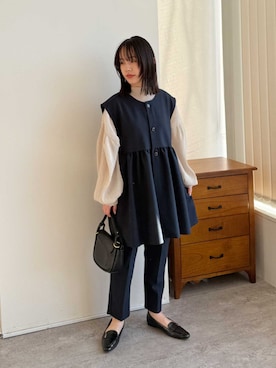 recastaffさん（レディース・154cm）の冬コーディネート