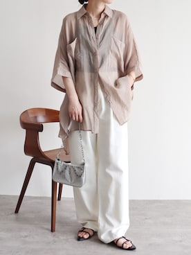 「reca（レカ）のアイテム」を使った、recastaffさん（レディース・158cm）の春コーディネート