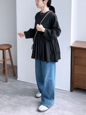 「reca（レカ）のアイテム（その他トップス）」を使った、recastaffさん（レディース・154cm）の春コーディネート