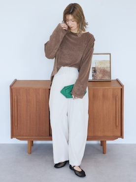 「着やせコーデ」｜recastaffさん（レディース・165cm）の秋コーディネート