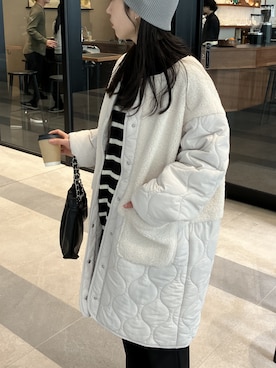 「reca（レカ）のアイテム（その他アウター）」を使った、recastaffさん（レディース・153cm）の秋コーディネート