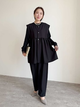 recastaffさん（レディース・158cm）の冬コーディネート