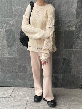 「あったかパンツ」｜recastaffさん（レディース・163cm）の秋コーディネート