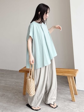 recastaffさん（レディース・154cm）の春コーディネート