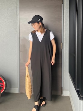 「reca（レカ）のアイテム（ワンピース/ドレス）」を使った、recastaffさん（レディース・156cm）の夏コーディネート