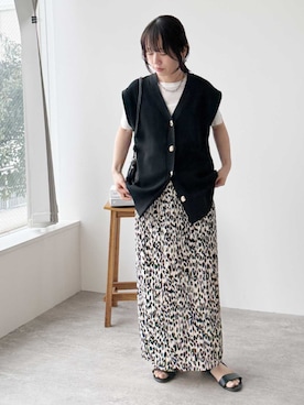 「reca（レカ）のアイテム」を使った、recastaffさん（レディース・154cm）の春コーディネート