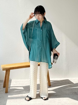 「reca（レカ）のアイテム」を使った、recastaffさん（レディース・154cm）の春コーディネート