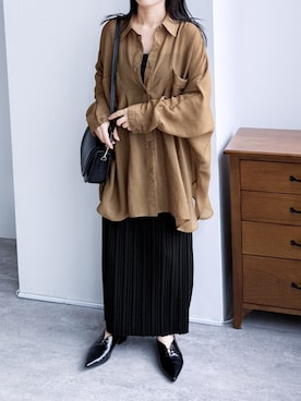 「アイテム（スカート）」を使った、recastaffさん（レディース・154cm）の夏コーディネート