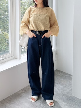 「reca（レカ）のアイテム」を使った、recastaffさん（レディース・154cm）の夏コーディネート
