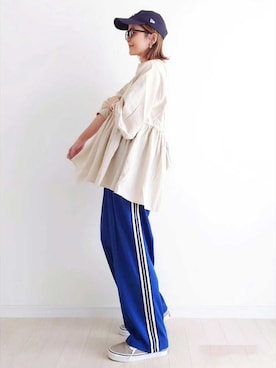「reca（レカ）のアイテム（その他トップス）」を使った、recastaffさん（レディース・154cm）の秋コーディネート