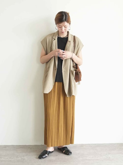 迷わず着れる！大人のロングプリーツスカート