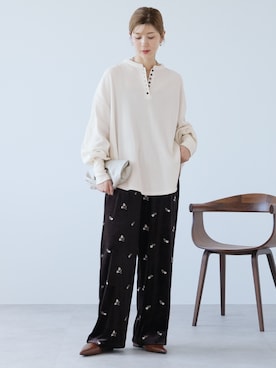 「着やせコーデ」｜recastaffさん（レディース・165cm）の秋コーディネート