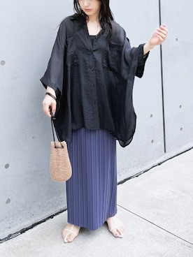 「reca（レカ）のアイテム」を使った、recastaffさん（レディース・154cm）の夏コーディネート