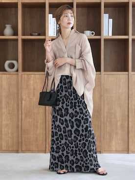 「着やせコーデ」｜recastaffさん（レディース・165cm）の秋コーディネート
