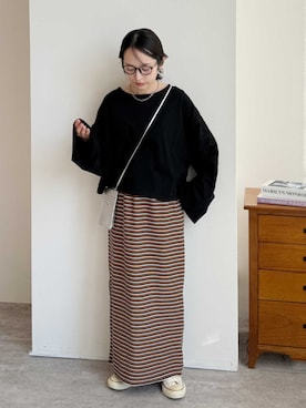 「reca（レカ）のアイテム」を使った、recastaffさん（レディース・154cm）の春コーディネート