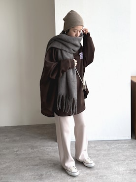 「reca（レカ）のアイテム」を使った、recastaffさん（レディース・154cm）の冬コーディネート