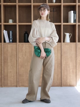 「reca（レカ）のアイテム」を使った、recastaffさん（レディース・165cm）の夏コーディネート