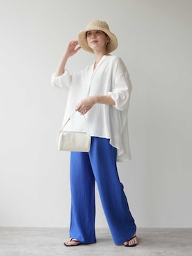 「reca（レカ）のアイテム」を使った、recastaffさん（レディース・165cm）の春コーディネート