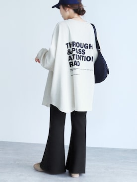 「アイテム（スウェット）」を使った、recastaffさん（レディース・158cm）の秋コーディネート