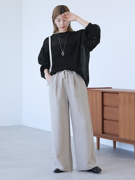 「reca（レカ）のアイテム」を使った、recastaffさん（レディース・165cm）の夏コーディネート