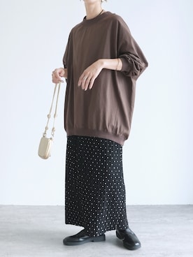 「アイテム（スカート）」を使った、recastaffさん（レディース・165cm）の秋コーディネート