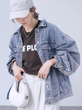 「reca（レカ）のアイテム（ジャケット/アウター）」を使った、recastaffさん（レディース・165cm）の冬コーディネート