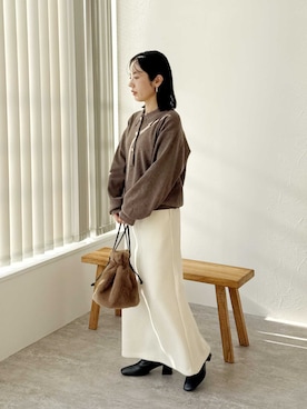 recastaffさん（レディース・154cm）の冬コーディネート