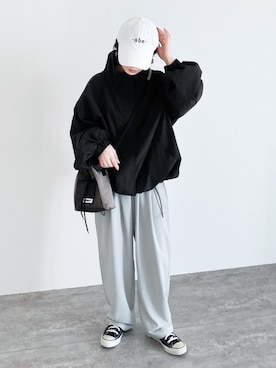 「reca（レカ）のアイテム（その他アウター）」を使った、recastaffさん（レディース・154cm）の冬コーディネート