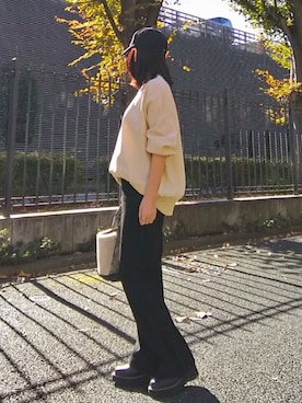 「あったかパンツ」｜recastaffさん（レディース・165cm）の冬コーディネート