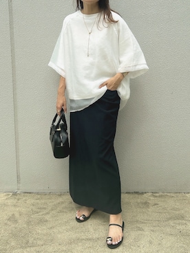「reca（レカ）のアイテム」を使った、recastaffさん（レディース・158cm）の夏コーディネート