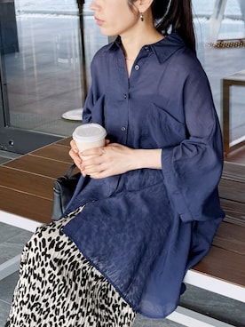 「reca（レカ）のアイテム（スカート）」を使った、recastaffさん（レディース・154cm）の春コーディネート