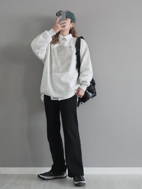 「あったかパンツ」｜recastaffさん（レディース・165cm）の冬コーディネート